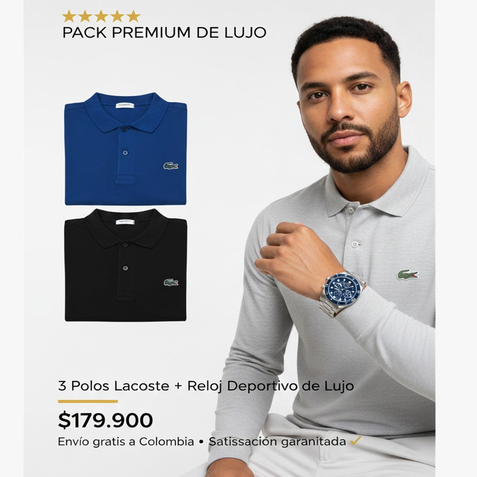 BUZO LACOSTE MANGA LARGA