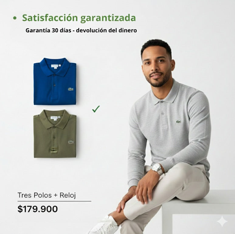 BUZO LACOSTE MANGA LARGA